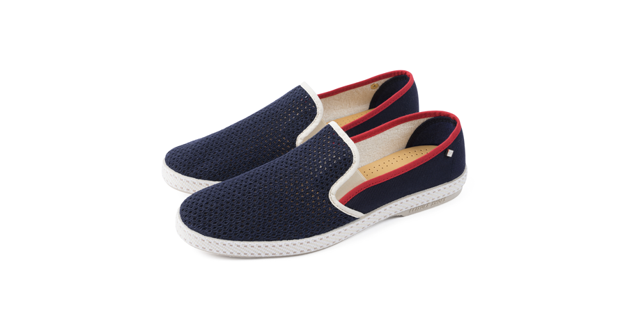 Rivieras Grand Bleu – Espadrillas Unisex Adulto In Tessuto – Colore Blu – Suola In Corda – Modello Estate